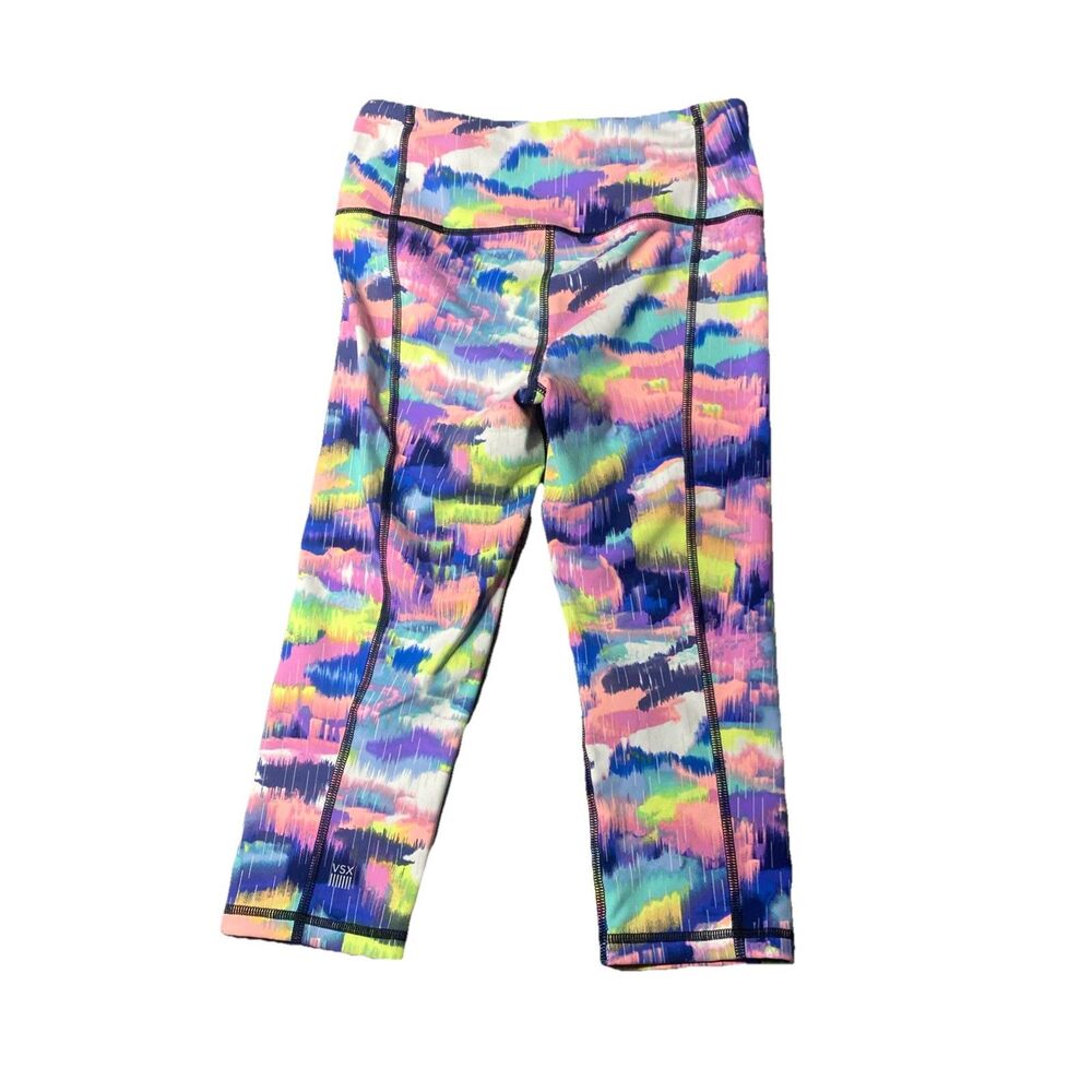 Victoria's Secret VSX Sport Capri Pants Multicolor Stretch Athletic XS